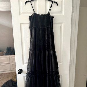 lacy black dress size medium